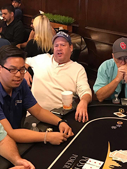 PT&P playing poker for Hurricane Harvey Relief